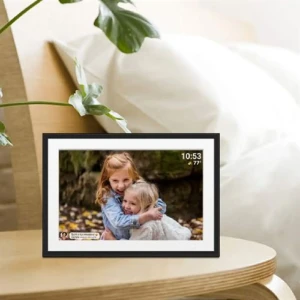 Frameo HF-109T noir : cadre photo numérique 10,1" avec FrameGlow