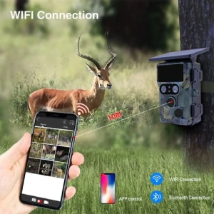 Caméra de Surveillance Wildkamera Stealth Gear Nightjar Dual-Cam Solaire 4K Wifi