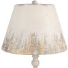 Lampe de table vintage Clayre & Eef Ø36x70cm Beige Gris Or – E27 60W
