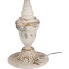 Clayre & Eef Lampe de Table Ø36x55cm E27 Beige Gris Vintage
