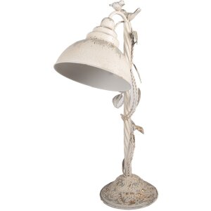 Lampe de Table Clayre & Eef Beige-Gris Vintage E27