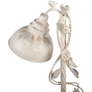 Lampe de Table Clayre & Eef Beige-Gris Vintage E27