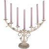 Clayre & Eef Bougeoir 7 Flammes Antique Beige 56x16x37 cm