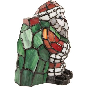 Lampe de table Tiffany Père Noël 17x11x22 cm