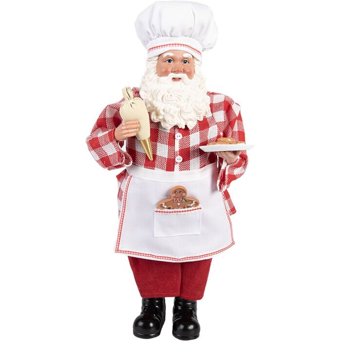 Clayre & Eef Père Noël Pâtissier 45 cm