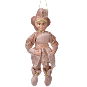 Clayre & Eef Décoration Elfe Rose Doré...