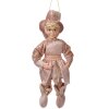 Clayre & Eef Décoration Elfe Rose Doré 10x8x28 cm