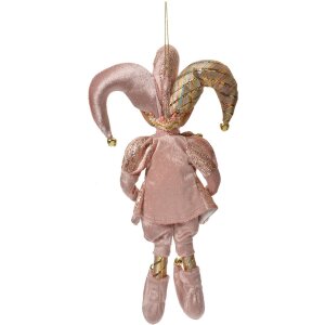 Clayre & Eef Déco Elfe Rose et Or 20x8x37 cm