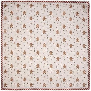 Nappe Clayre & Eef CGM01 100x100 cm Beige-Brun