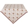 Nappe Clayre & Eef CGM01 100x100 cm Beige-Brun