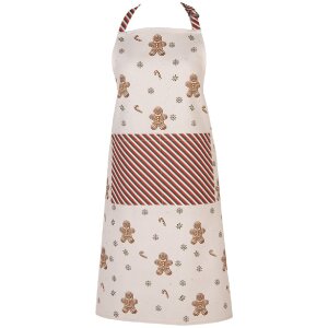 Tablier Clayre & Eef CGM41 70x85 cm Beige-Brun