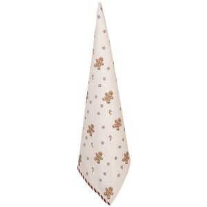 Clayre & Eef CGM42 Torchons de cuisine 50x70 cm Beige-Brun
