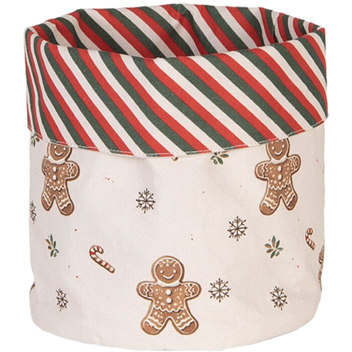 Panier à Pain Clayre & Eef CGM50 Ø 15x16 cm Beige Marron