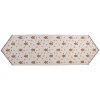 Nappe de table Clayre & Eef CGM65 50x160 cm Beige Marron