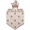 Nappe de table Clayre & Eef CGM65 50x160 cm Beige Marron