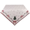 Nappe Clayre & Eef TCH01 100x100 cm Beige Vert Rouge