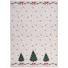 Serviette de cuisine Clayre & Eef TCH42 50x70 cm Beige, Vert, Rouge