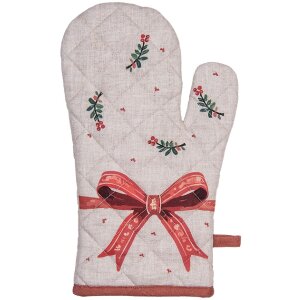 Gant de cuisine Clayre & Eef TCH44 18x30 cm Beige,...
