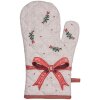 Gant de cuisine Clayre & Eef TCH44 18x30 cm Beige, Vert, Rouge