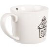Clayre & Eef 6CEMU0185 Tasse Blanche/Noire 12x8x7 cm 275 ml