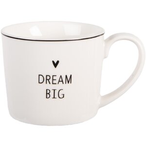 Tasse Clayre & Eef 275ml Blanc Noir