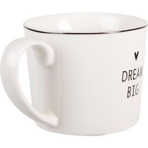Tasse Clayre & Eef 275ml Blanc Noir