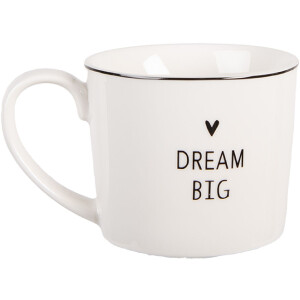 Tasse Clayre & Eef 275ml Blanc Noir