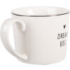 Tasse Clayre & Eef 275ml Blanc Noir