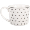 Tasse Clayre & Eef 275ml Blanc et Noir
