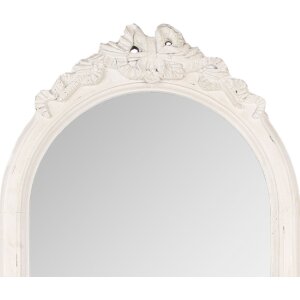 Clayre & Eef 52S326 Miroir mural 50x4x92 cm Blanc