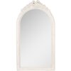 Clayre & Eef 52S326 Miroir mural 50x4x92 cm Blanc