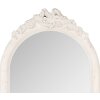 Clayre & Eef 52S326 Miroir mural 50x4x92 cm Blanc