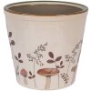 Pot de fleurs Clayre & Eef Beige Marron 21x20 cm