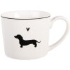 Mug Clayre & Eef PWSMU0002 275ml Porcelaine Blanc Noir