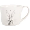 Tasse Clayre & Eef RUBMU 275 ml Blanc et Gris