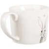 Tasse Clayre & Eef RUBMU 275 ml Blanc et Gris