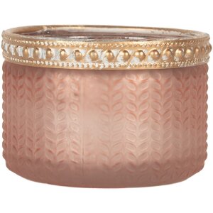 Clayre & Eef Bougeoir Rose Ø 7x4 cm