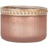 Clayre & Eef Bougeoir Rose Ø 7x4 cm