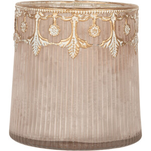 Clayre & Eef 6GL5224 Bougeoir Verre Ø 10 cm