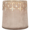 Clayre & Eef 6GL5224 Bougeoir Verre Ø 10 cm