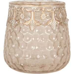 Clayre & Eef Bougeoir Ø 10 cm Rose