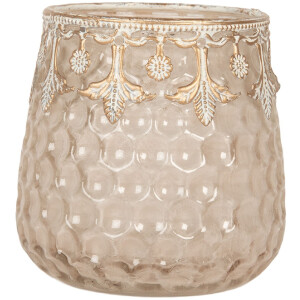 Clayre & Eef Bougeoir Ø 10 cm Rose