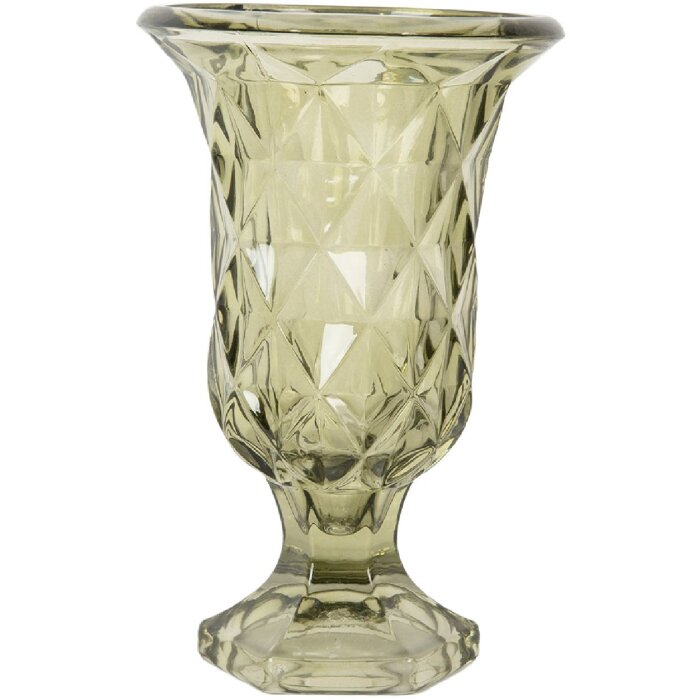 Clayre & Eef 6GL5337 Vase Vert Ø 12x18 cm
