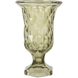 Clayre & Eef 6GL5337 Vase Vert Ø 12x18 cm