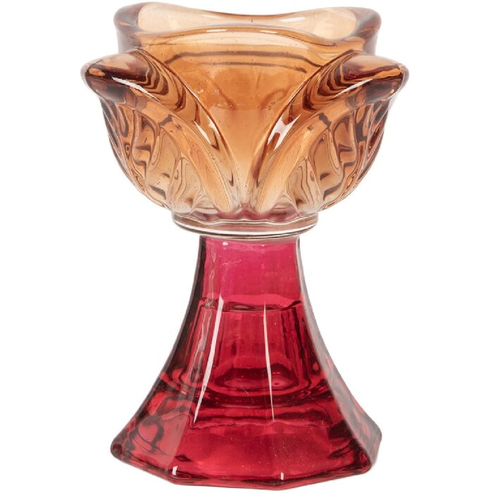 Bougeoir Verre Ø 7x10 cm Clayre & Eef 6GL5342O