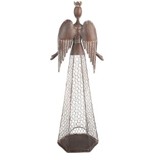 Clayre & Eef 5Y1360 Ange Décoratif 28x19x75 cm Marron-Beige