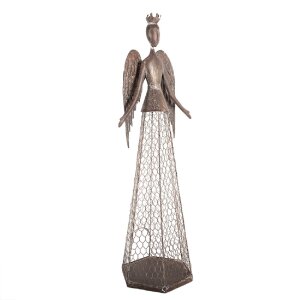 Clayre & Eef 5Y1360 Ange Décoratif 28x19x75 cm Marron-Beige