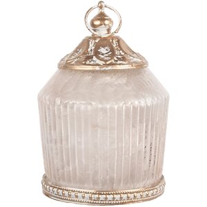 Clayre & Eef Décoration LED Ø 8x12 cm Rose