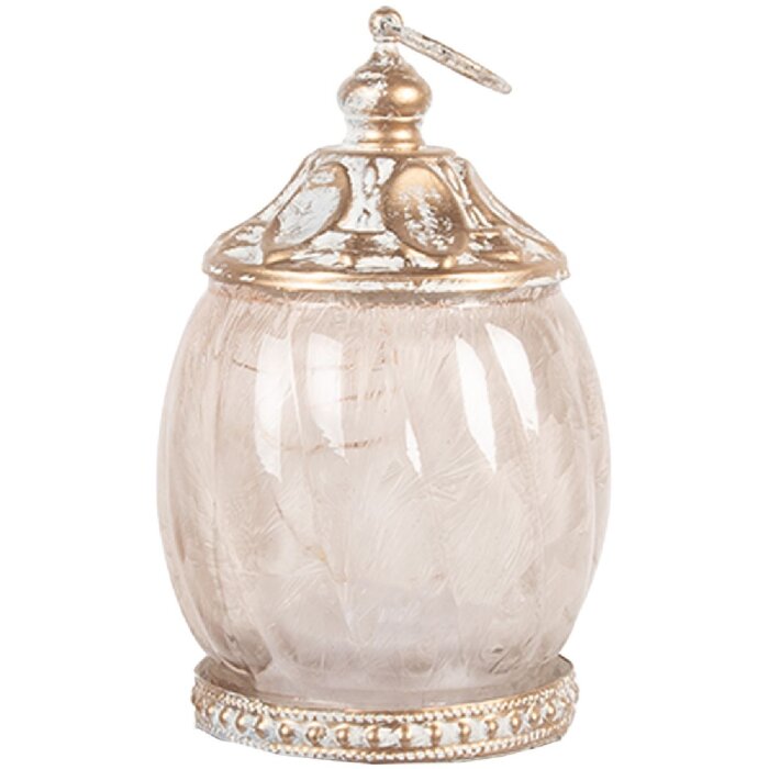 Clayre & Eef 6GL5219 Décoration LED Ø 7x11 cm Beige