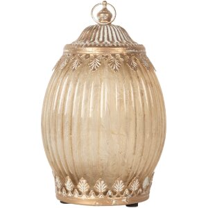 Clayre & Eef 6GL5220 Décoration LED Verre...